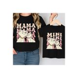 SVART WEAR Mama Mini Kedi Anne Kız Çocuk Kombin Tişört Takımı T-Shirt Twin (TEKLİ FİYAT)