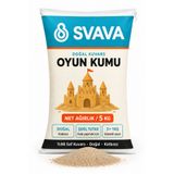 Svava Doğal Kuvars Oyun Kumu 5 kg – Kum Havuzu Kumu, Çocuk Kum Oyuncak, Duyusal Oyun, İç Dış Mekan, 3+ Yaş