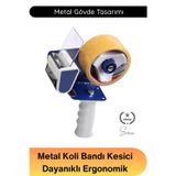 Svein #BantKes Dayanıklı Metal Koli Bant Kesici Makine Ergonomik Saplı Keskin Bıçaklı Ayarlı Paketleme Apa