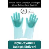 Svein #bulaşıkeldiveni Isıya Dayanıklı Rahat Sağlam Silikon Bulaşık Yıkama Eldiveni Fırçası Temizlik - Standart