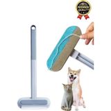 Svein Çok Amaçlı Çift Taraflı Uzun Saplı Koltuk Halı Hijyeni Kedi Köpek Evcil Hayvan Tüy Temizleme Fırçası