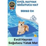 Svein Çok Amaçlı Jel Dolgulu Kendinden Serinletici Evcil Hayvan Kedi Köpek Soğutucu Yatak Mat 50x65 cm