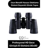 Svein #dürbün Profesyonel Hd Gece Görüşlü El Dürbünü 80X80 Uzun Menzilli Avcılık Kamp Doğa Kuş Gözlem Teleskop Yüksek Büyütme Güçlü Optik Seyahat Balıkçılık Konser Spor Etkinlikleri Için