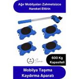 Svein #eşyataşıma Mobilya Taşıma Kaydırma Aparatı Eşya Krikosu Tekerlekli Ağır Yük Taşıma Seti Kaldırma Kolu Dolap Koltuk Buzdolabı Masa Yatak Taşıyıcı Ev Ofis Nakliye Yardımcı El Aleti 5 Parça