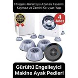 Svein Gürültü Engellen Titreşim Önleyici Vantuzlu Beyaz Eşya Çamaşır Bulaşık Makinası Ayak Pedi Stoper