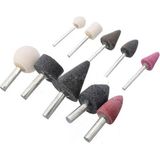 Svein Hobi Gravür Dremel Taşlama Ucu Mini Metal Ahşap Oyma Seti Parlatma Çapak Alma 10 Parça Matkap Uyumlu