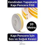 Svein Kapı Pencere Fitili Soğuk Izolasyon Bandı Kendinden Yapışkanlı Güçlü Kauçuk Yalıtım Bant 2X10=20 mt