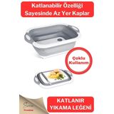 Svein Katlanabilir Saklama Leğeni Dolap Içi Düzenleyici ve Akordiyon Yer Kaplamayan Badya Organizer 1 Adet