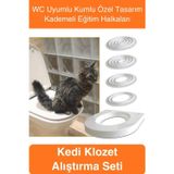Svein #Kedi Kedi Klozet Alıştırma Seti WC Uyumlu Kum Kabı Tuvalet Eğitim Aparatı Yavru & Yetişkin İçin