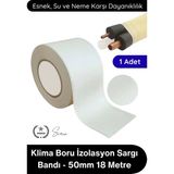 Svein #klimabandı Klima Boru Izolasyon Sargı Bandı 50MM 18 Metre Pvc Uv Dayanıklı Su Geçirmez Dekoratif Sarma Şeridi Bakır Hat Koruma Drenaj Hortumu Kaplama Tesisat Kablo Düzenleme Montaj Aksesuarı