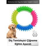Svein #köpek Diş Temizleyici Çiğneme Eğitim Aparatı Dayanıklı Köpek Isırma Oyuncağı Diş Kaşıma Oyuncak Plak Temizleyici Kemirme Topu Stres Giderici Pet Eğitim Aksesuarı Yavru Yetişkin Köpek Oyuncağı - 1 Adet - Çok Renkli