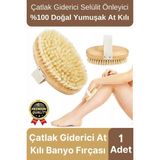 Svein Kuru Masaj Aleti Selülit Giderici Fırça 1 Adet Lüks Doğal At Kılı ile Vücut Bakımı - 1 ml