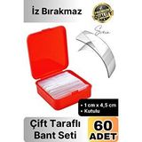 Svein Kutulu Mini Çift Taraflı Bant Seti 60 Parça Iz Bırakmaz Güçlü Şeffaf Yapıştırıcı Montaj Bandı