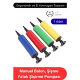 Svein #Pompa Balon Şişirme Pompası Dayanıklı Plastik El Manuel Pratik Taşınabilir Hava Basma Aparatı Şişme