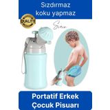 Svein Portatif Erkek Çocuk Pisuarı Lazımlık Çiş Eğitimi Taşınabilir Acil Taşınabilir Mavi Oğlan Tuvalet