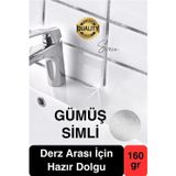 Svein Pratik Gümüş Silver Simli Hazır Derz Fayans Seramik Boşluk Anında Kapatıcı Yer Cephe Yenileyici