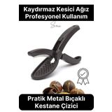 Svein Pratik Kestane Çizici Kesici Metal Bıçaklı Plastik Saplı Kolay Kullanım Mutfak Aleti Chestnut Cutter