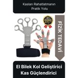 Svein Pratik Silikon El Bilek Parmak Kol Kas Güçlendirici Geliştirici Fizik Tedavi Egzersiz Lastik Kayışı