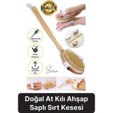Svein Premium %100 Doğal At Kılı Banyo Fırçası Selülit Giderici Etkili 1 ml Kolay Kullanım