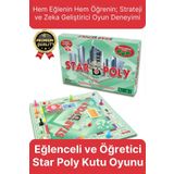 Svein Premium Eğlence Strateji Aile Etkinlik Aktivite Monopoly Emlak Gayrimenkul Ticaret Oyunu Star Poly