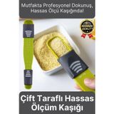 Svein Premium Seri Gıda Sıvı Katı Şeker Tuz Kahve Baharat Ayarlanabilir Çift Taraflı Hassas Ölçüm Kaşığı