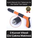Svein Profesyonel Güç Yaylı Sistemli 3 Kuvvet Vites Ses Çıkarmaz Ayarlı Manuel Çivi Çakma Makinesi