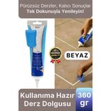 Svein Profesyonel Kolay Kullanıma Hazır Zemin Duvar Onarma Gaga Uçlu Tüp Fayans Arası Derz Dolgu Beyaz