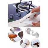 Svein Su Sızdırmaz Geçirmez Lavabo Tezgah Küvet Duş Banyo Mutfak Pencere İzolasyon Şerit Bant 3,2 M X 38mm