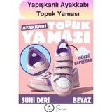Svein #yamabandı Ayakkabı Topuk Yaması Yapışkanlı Tamir Bandı Beyaz 4 Adet Spor Sneaker Klasik Bot Çocuk Yetişkin Iç Topuk Onarım Pedi Suni Deri Güçlü Yapışkan Kesilebilir Aşınma Koruyucu