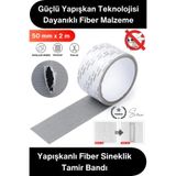 Svein #yamabandı Sineklik Tamir Bandı Yapışkanlı Fiber Tül Yama 50 mm x 2 Metre Delik Onarım Bandı Pencere Kapı Tülü Yırtık Tamiri File Onarma Şerit Pratik Güçlü Ev Balkon Sivrisinek Koruma Çözümü