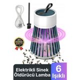 Svein Yeni Üretim Sessiz Verimli 6 Uv Işık Elektrikli Şarjlı Böcek Sinek Sivrisinek Haşere Öldürücü Lamba