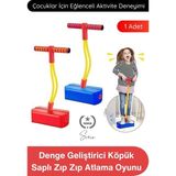 Svein #zıpzıp Zıplama Çubuğu Oyuncak Çocuk Denge Geliştirici Köpük Saplı Eğlenceli Zıp Zıp Atlama Oyunu Kaymaz Tutma Kollu Elastik Yaylı Aktivite Egzersiz Hareket Oyuncağı Iç Dış Mekan Kullanımı - 1