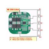 Svetline Li-iyon Ve Lipo İçin 14.8v-16.8v Bms 4s 20a Pil Koruma Kartı 284717759