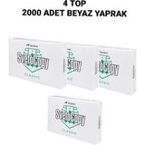 Svetocopy A4 Fotokopi Kağıdı 80 gr 2000 Beyaz Yaprak Kaliteli Ofis ve Ev Kullanımına Uygun