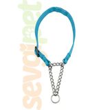 Svgpt 60 Cm Ayarlanabilir Martingale (Yarı Boğma) Köpek Eğitim Boyun Tasması Mavi