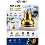Sviesa Çan Korna Pirinç Kaplama Güçlü Ses Evrensel 12V Araç Kornası