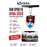 Sviesa Van Spor FK Araç Dikiz Aynası Süsü Taraftar Logolu Pleksi Ayna Aksesuarı Araba İç Aksesuar