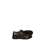 SVMSHOES%100 Deri Balon Taban Erkek Klasik Ayakkabı, Bağcıklı Siyah Erkek Kundura,Ortopedik Tabanlı Ayakkabı Siyah-40