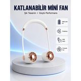 Svoria Store 5 Kanatlı Sessiz Mini Fan 3 Vitesli Katlanabilir Asılabilir - Renkli
