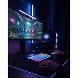 Svoria Store Bluetooth Klavye Mouse Seti Aydınlatmalı Türkçe Q Ergonomik Tasarım - Çok Renkli