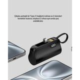 Svoria Store Dahili Konektörlü 20W Hızlı Şarj Mini Taşınabilir Powerbank - Çok Renkli