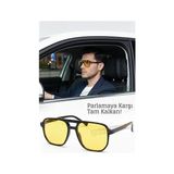 Svoria Store Gece Sürüş Görüş Parlama Önleyici Gece Gözlüğü Sis Far Işık Önleyici Anti-Fog Gözlük - Çok Renkli