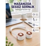 Svoria Store Katlanabilir Asılabilir Mini Fan USB Şarjlı 3 Kademeli Sessiz - Renkli