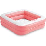 Svoria Store Mey Ithalat® 57100 Intex Şişme Taban Mini Kare Havuz 86X86X25 cm - Renkli