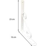 Svoria Store Mey Ithalat® Ferforje Raf Altı No:3 Beyaz - Standart - Renkli - 0