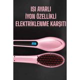 Svoria Store Mey Ithalat® Fön Tarağı Saç Düzleştirici Sıkı Dişli Isı Ayarlı Elektriklenme Karşıtı - Renkli