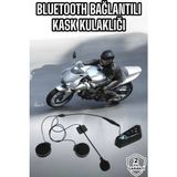 Svoria Store Mey Ithalat® Kask Kulaklığı Motosiklet Intercom Interkom Dinleme Konuşma Özellikli Su Geçirm - Renkli