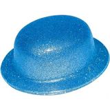 Svoria Store Mey Ithalat® Mavi Renk Simli Melon Yuvarlak Parti Şapkası 24X26 cm - Standart - Renkli