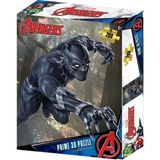 Svoria Store Mey Ithalat® Prime 3D - Wakanda Forever 200 Parça Puzzle 33062 - Renkli