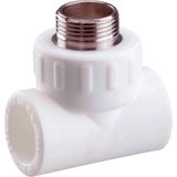 Svoria Store Mey Ithalat® Pvc Boru Pprc Dış Dişli Te 20X3/4'' 10 Adet - Renkli